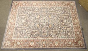 A Persian style rug from the 'V&A Rug Collection'.