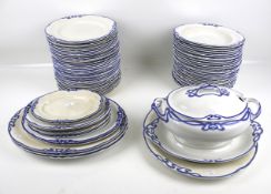 A vintage Villeroy & Boch Dresden dinner service.