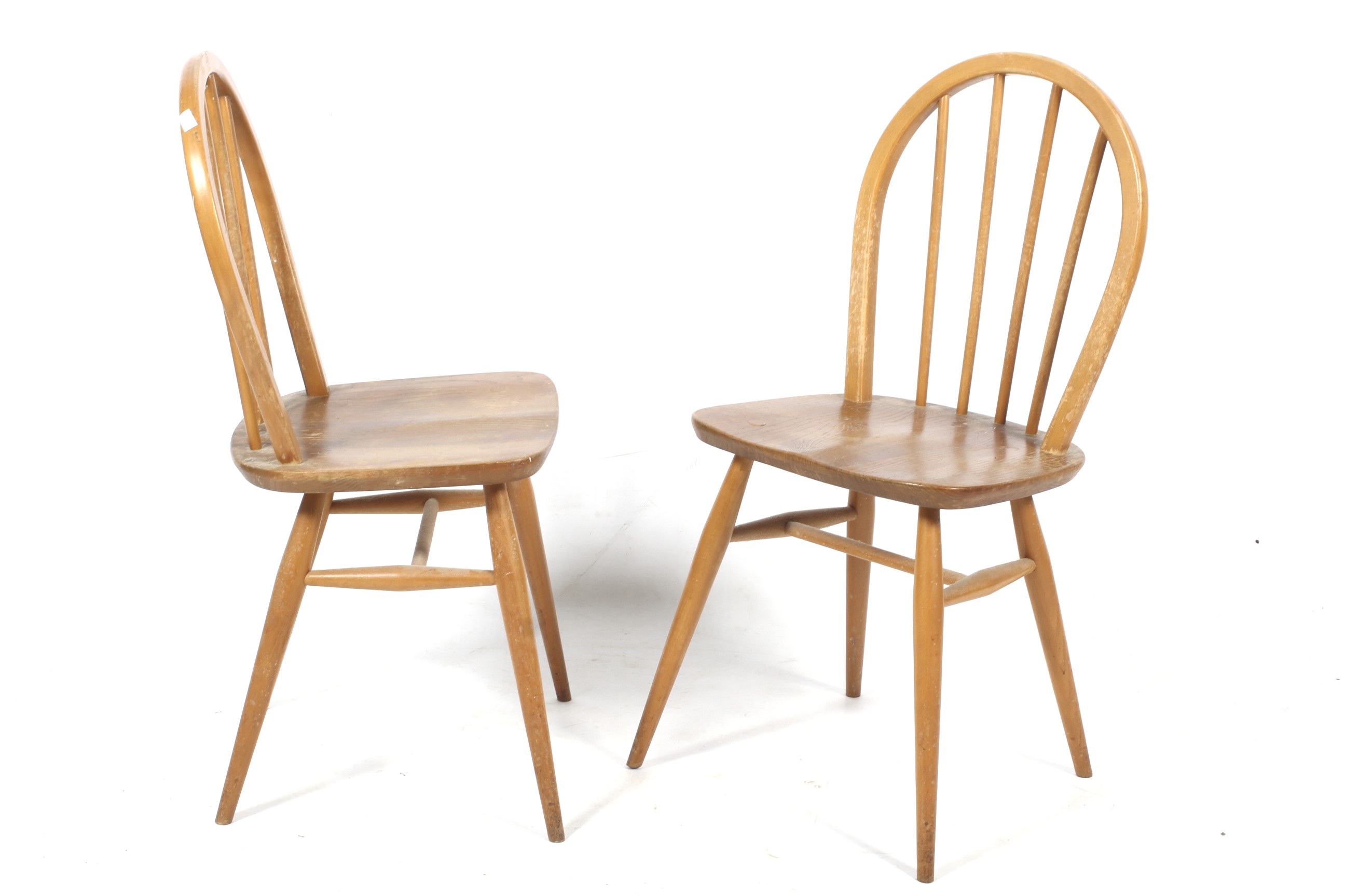 A set of six mid-century Ercol dining chairs. - Image 2 of 2