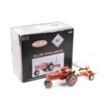 A SpeCcast 1:16 scale Allis Chalmers D-14 LP tractor with New Idea Mower. In original box.