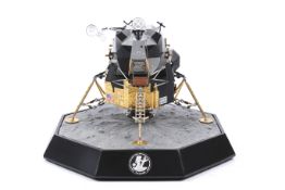 Franklin Mint Apollo 11 Lunar Module scale diecast model. Boxed with documents.
