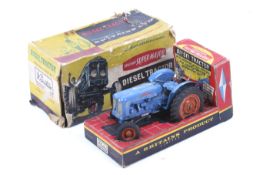 A W Britains diecast Fordson Super Major tractor. Cat no 172F, in original box.