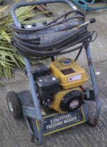 A Pro User PPW55 petrol pressure washer.