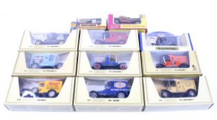 A collection of Matchbox Models of Yesteryear. Including Y-12 1912 Ford T, a Y-5 1927 Talbot, etc.