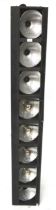 A vintage Strand Electric large stage theatre lights unit. Consisting of eight flood lights. 240v.