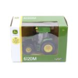 A Britains 1:32 scale John Deere 6120M tractor.