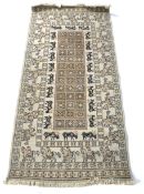 A Louis De Poortere 'Samarkand' animal pattern wool rug.