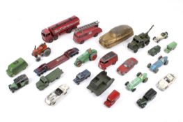 A collection of playworn diecast. Including a Dinky 235 H.W.M.