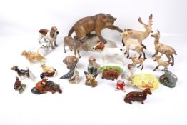 A collection of Beswick figures.