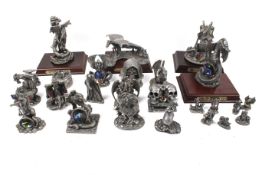 A collection of twenty four assorted Myth and Magic figures.