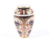 A small Royal Crown Derby Imari vase.