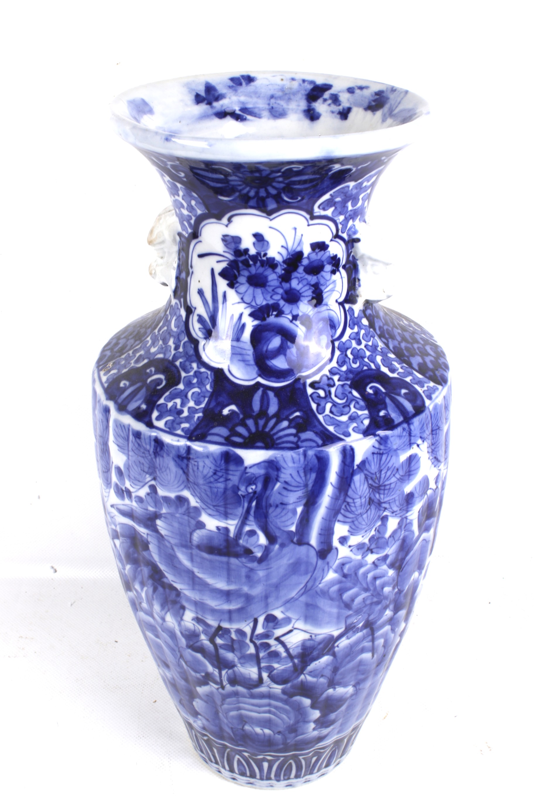 A large 20th century oriental vase.