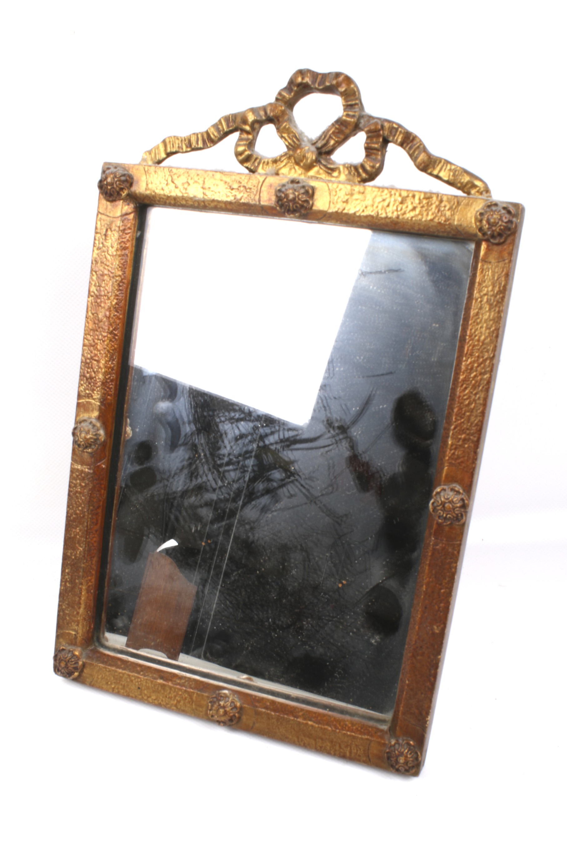 A Victorian strut table mirror.