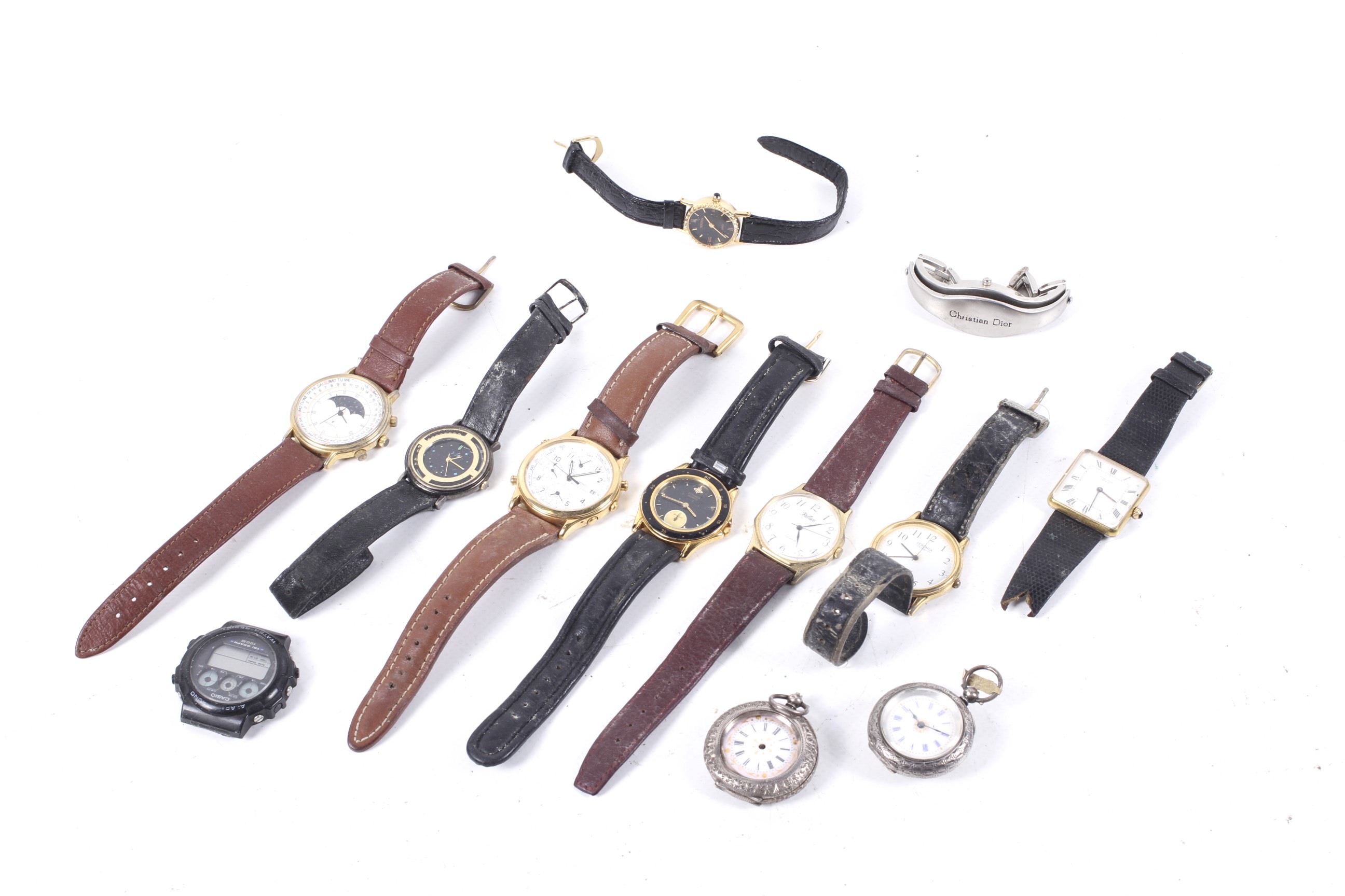 A collection of miscellaneous lady's and gentleman's wrist and bracelet watches.