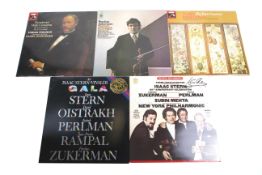Five vintage signed albums of classical violinists.