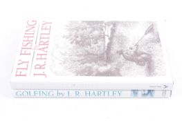 J R Hartley books - Fly fishing and golfing.