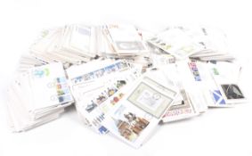 An assortment of stamps and collectables.
