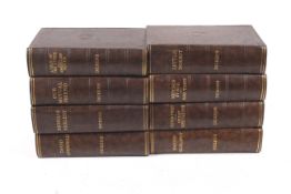 Eight volumes of Dickens. Illustrations by Phiz, Odhams Press Ltd.