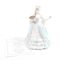 A limited edition Coalport 'Femmes Fatales' ceramic figure.