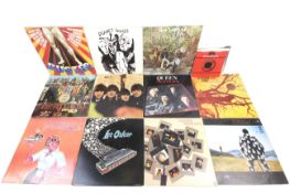 A collection of assorted 1960s / 70s vinyl records. Including Beatles - Sgt.