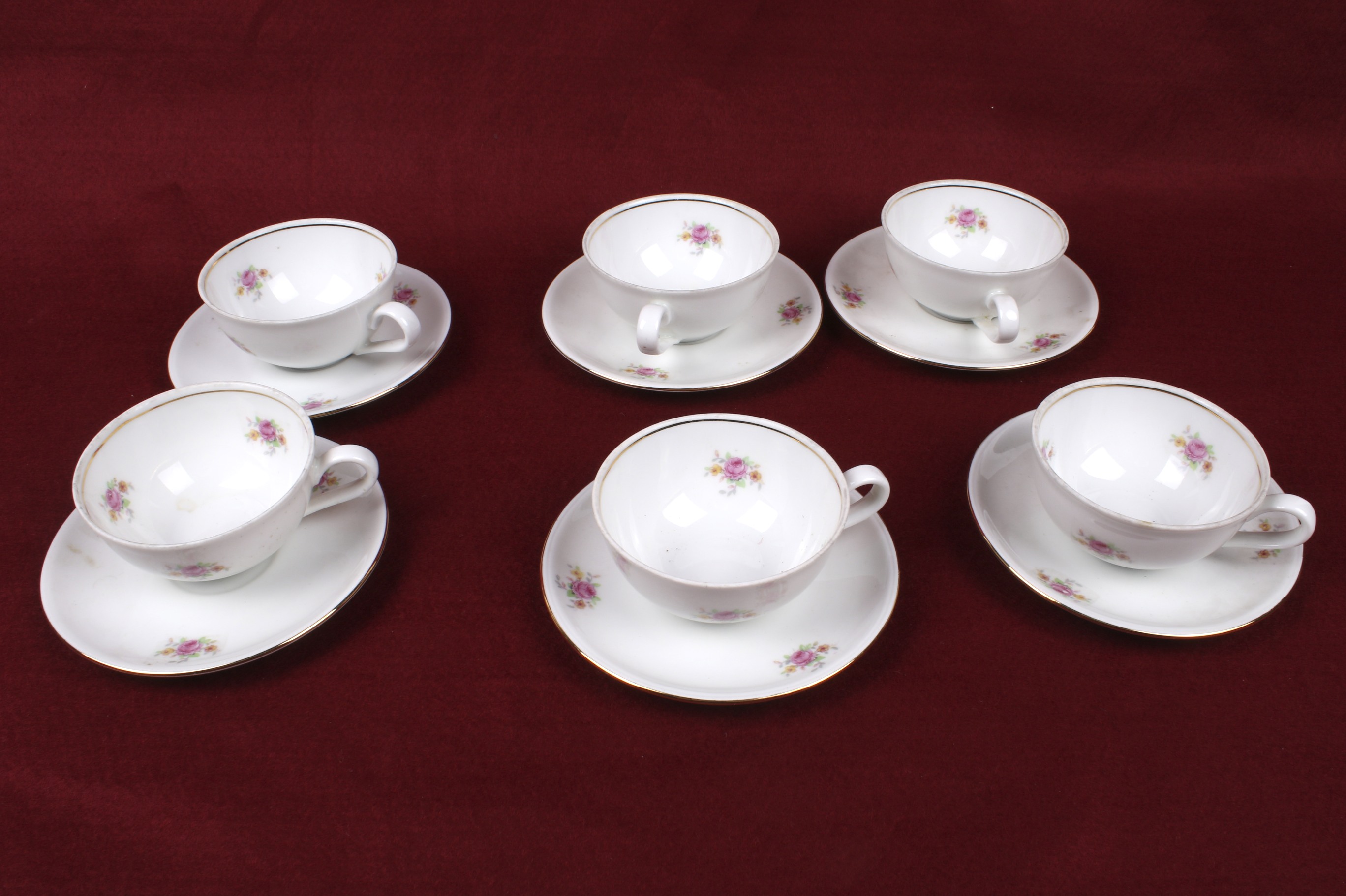 A 20th century Rhenania Duisdorf West German child's china tea set.