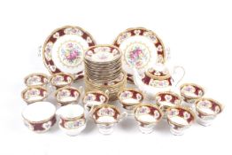 A twelve setting Royal Albert porcelain tea service.