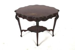 A 20th century reproduction occasional table.
