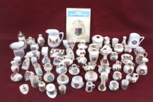A collection of vintage crested china.