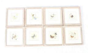 A set of eight Ron Hurst watercolours.