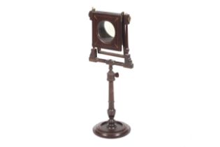 A Victorian mahogany zograscope.