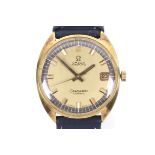 Omega, Seamaster Cosmic, a gentleman's gold-filled tonneau-shaped automatic wrist watch,