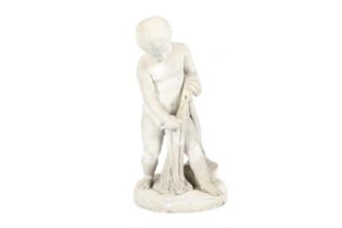 Pietro Tenerani (Italian, 1789-1869), white marble sculpture,