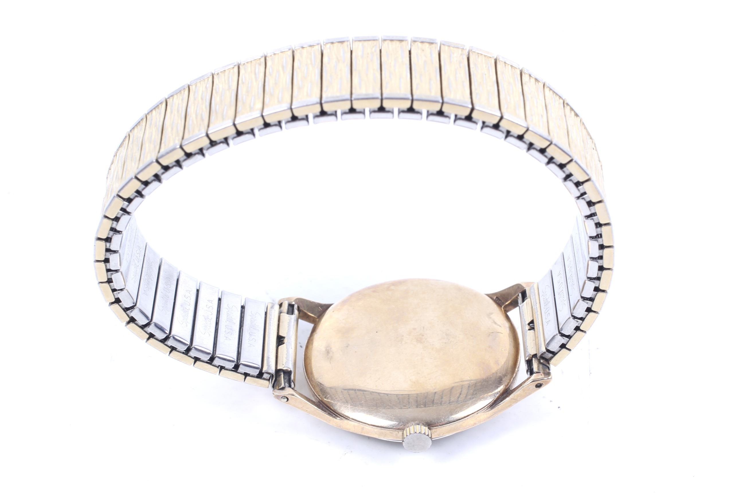 Everite, a gentleman's 9ct gold cased bracelet watch, circa 1956. No. - Image 3 of 3