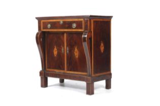 An 18th century and later mahogany Sheraton cabinet/chiffonier.