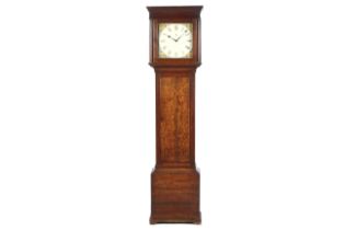 A 19th century 30 hr oak longcase clock.