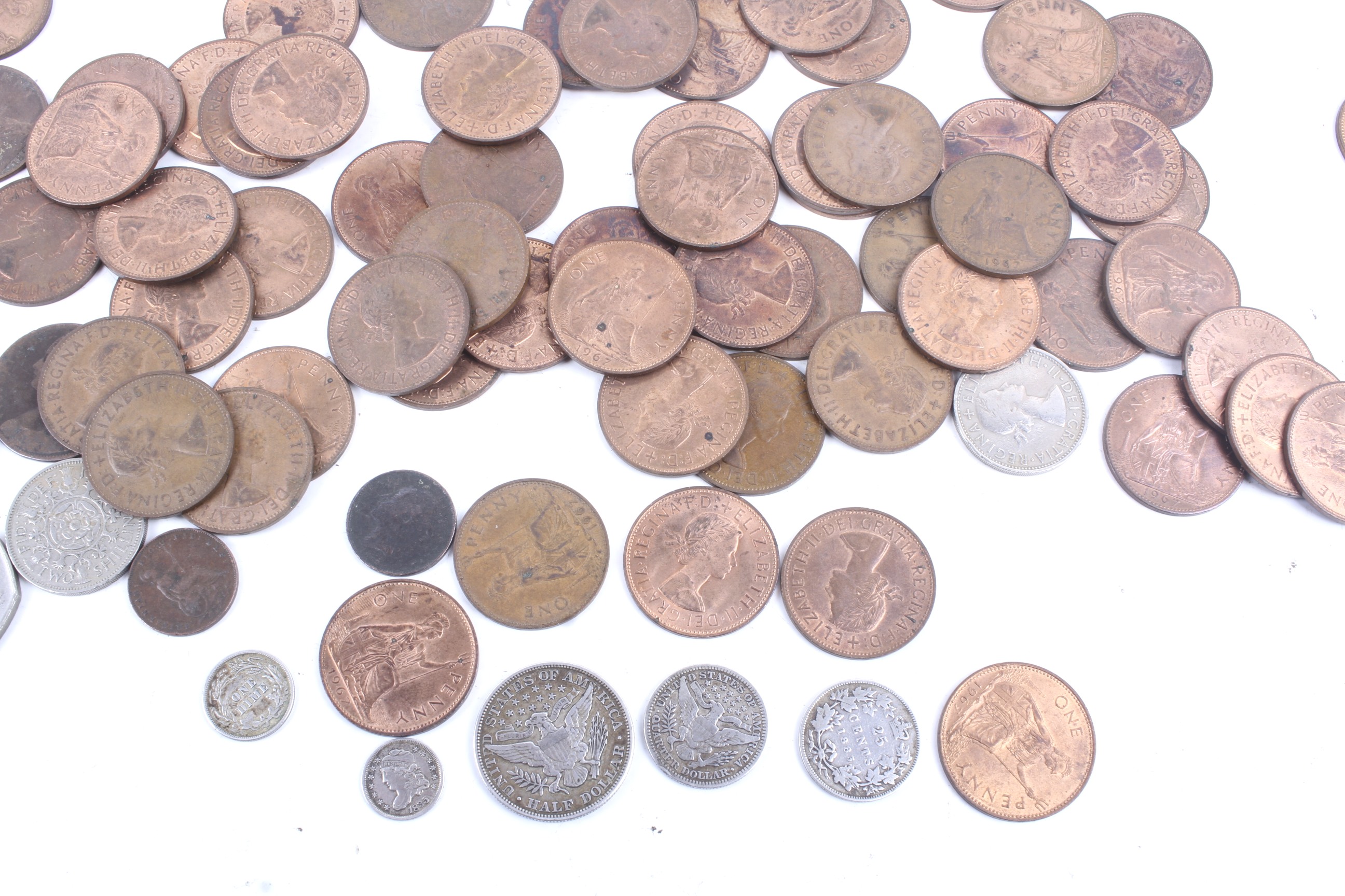 A group of English and American coins. - Image 3 of 3