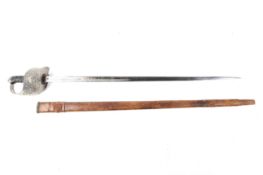 An 1897 pattern infantry officer's sword by Rob Mole and Sons.
