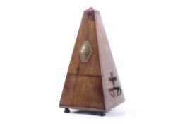 A late 19th/early 20th century French Maelzel metronome.