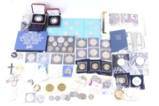 A large quantity of modern coins and sets.