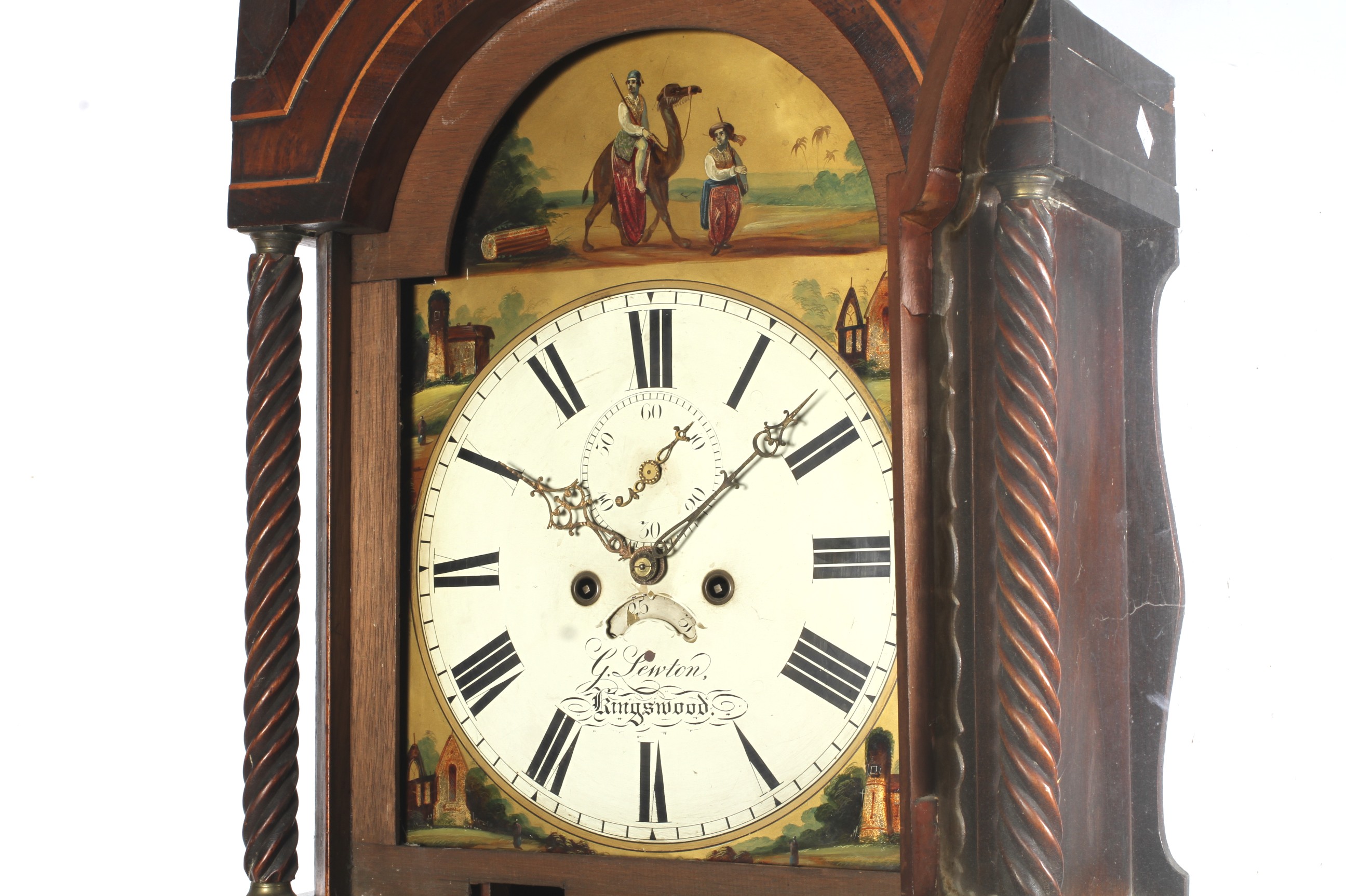 George Lewton, Kingswood (1830-1879) 19th century 8 day longcase clock. - Image 2 of 4