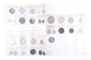 A collection of assorted Victorian coins. Including crowns to half farthings. (31).