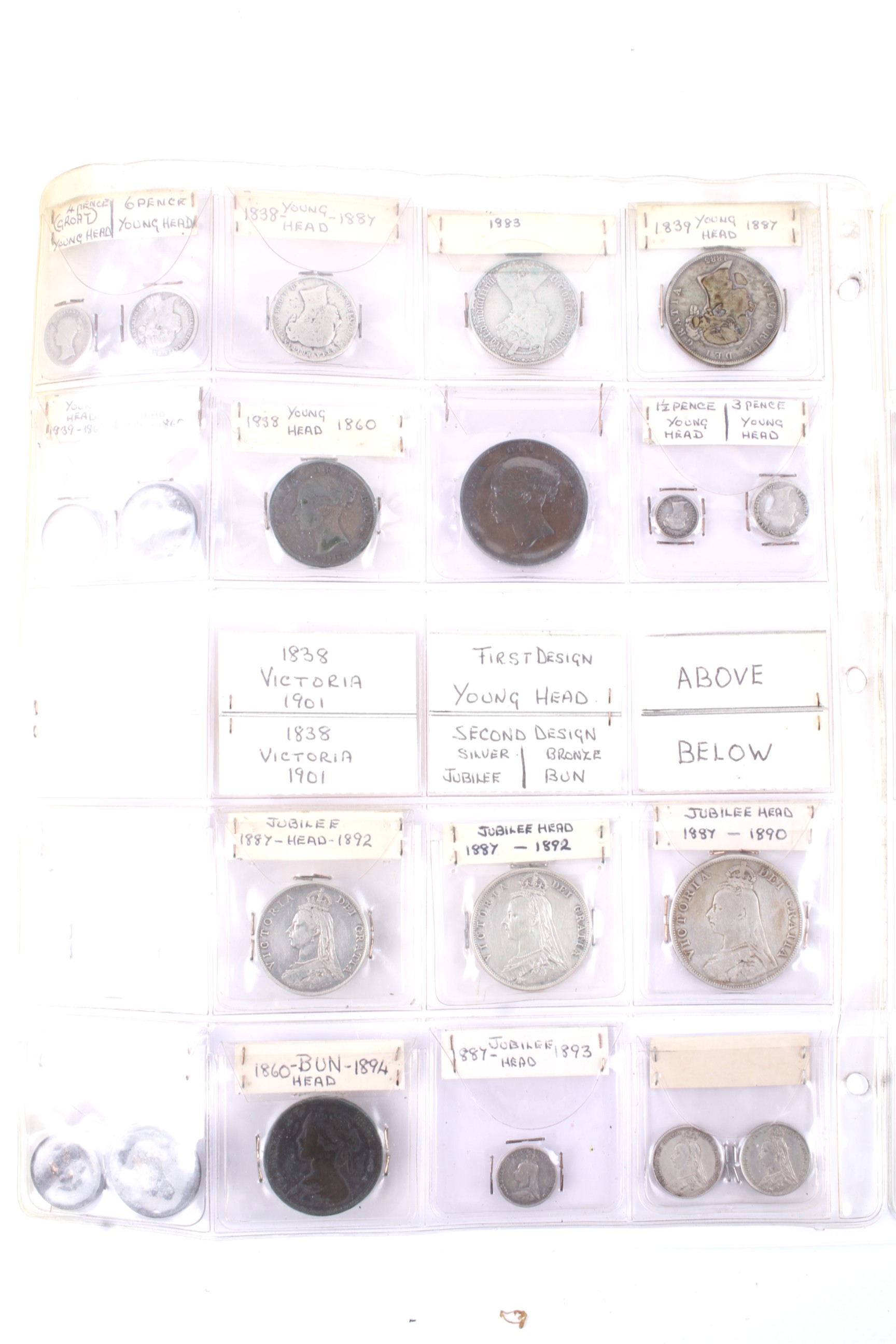 A collection of assorted Victorian coins. Including crowns to half farthings. (31). - Image 5 of 6