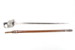 An 1895 pattern infantry officer's sword by Rob Mole and Sons, Birmingham.