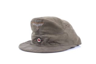 A German DAK M41 Africakorps tropical field cap.