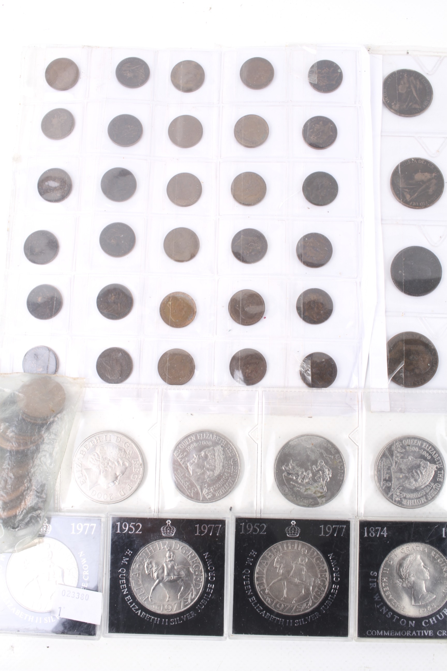 An assortment of British coins. - Image 2 of 3