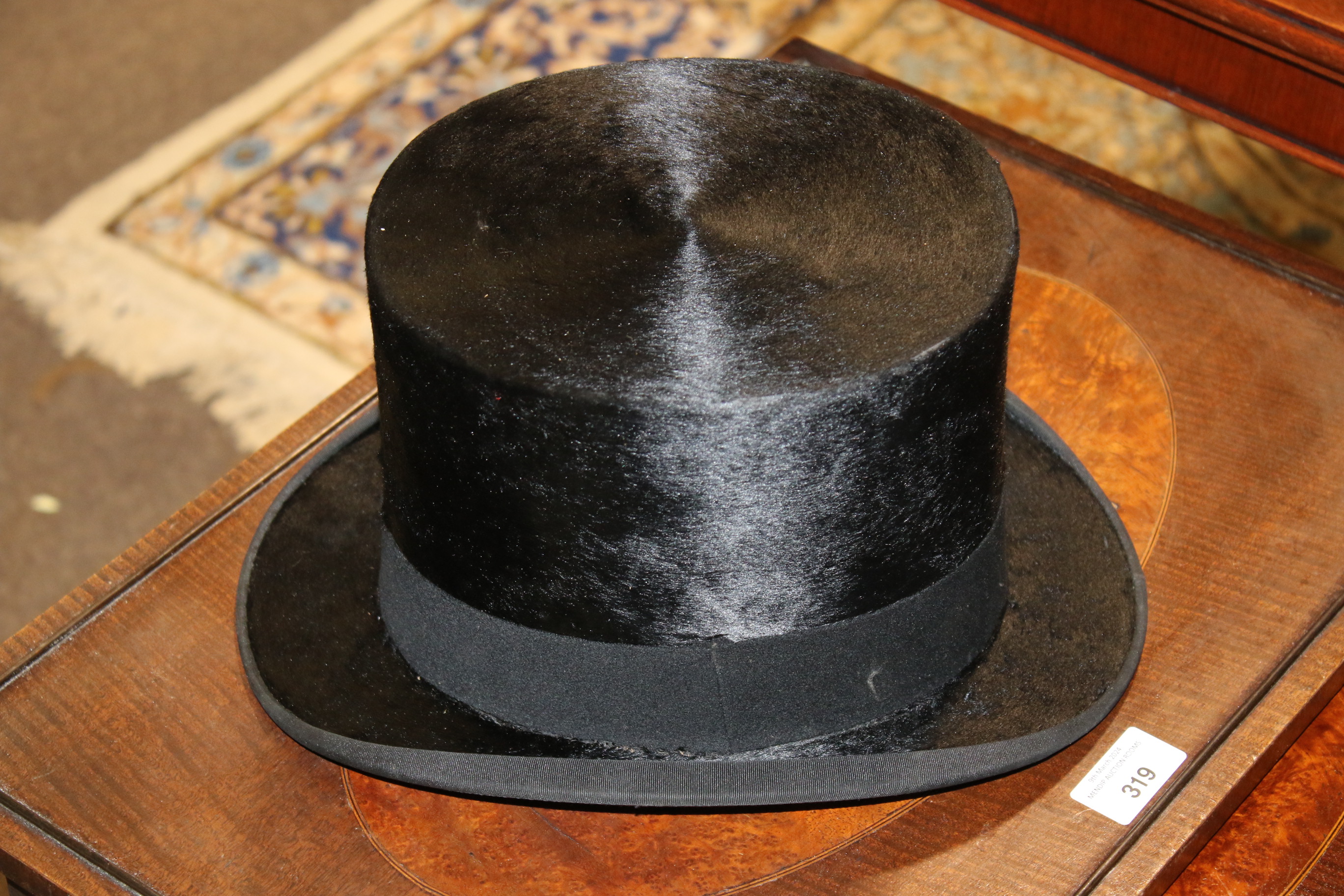 Two brushed silk top hats by Herbert Johnson of London, in a Scotts Ltd hat box. - Image 12 of 18