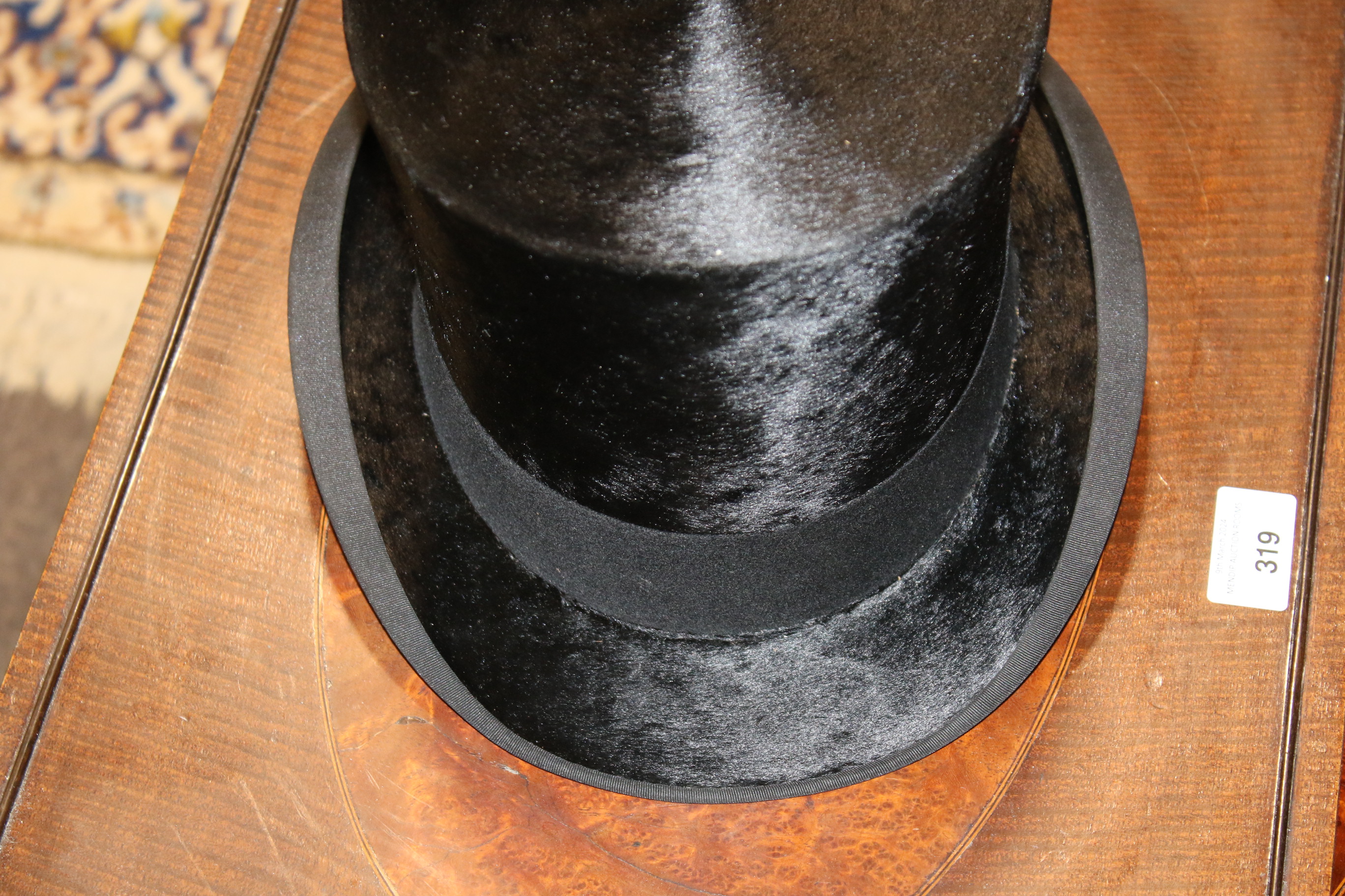 Two brushed silk top hats by Herbert Johnson of London, in a Scotts Ltd hat box. - Image 15 of 18