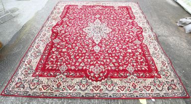 Wilton machine-made 'Ambala' wool carpet/rug.