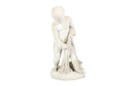 Pietro Tenerani (Italian, 1789-1869), white marble sculpture,