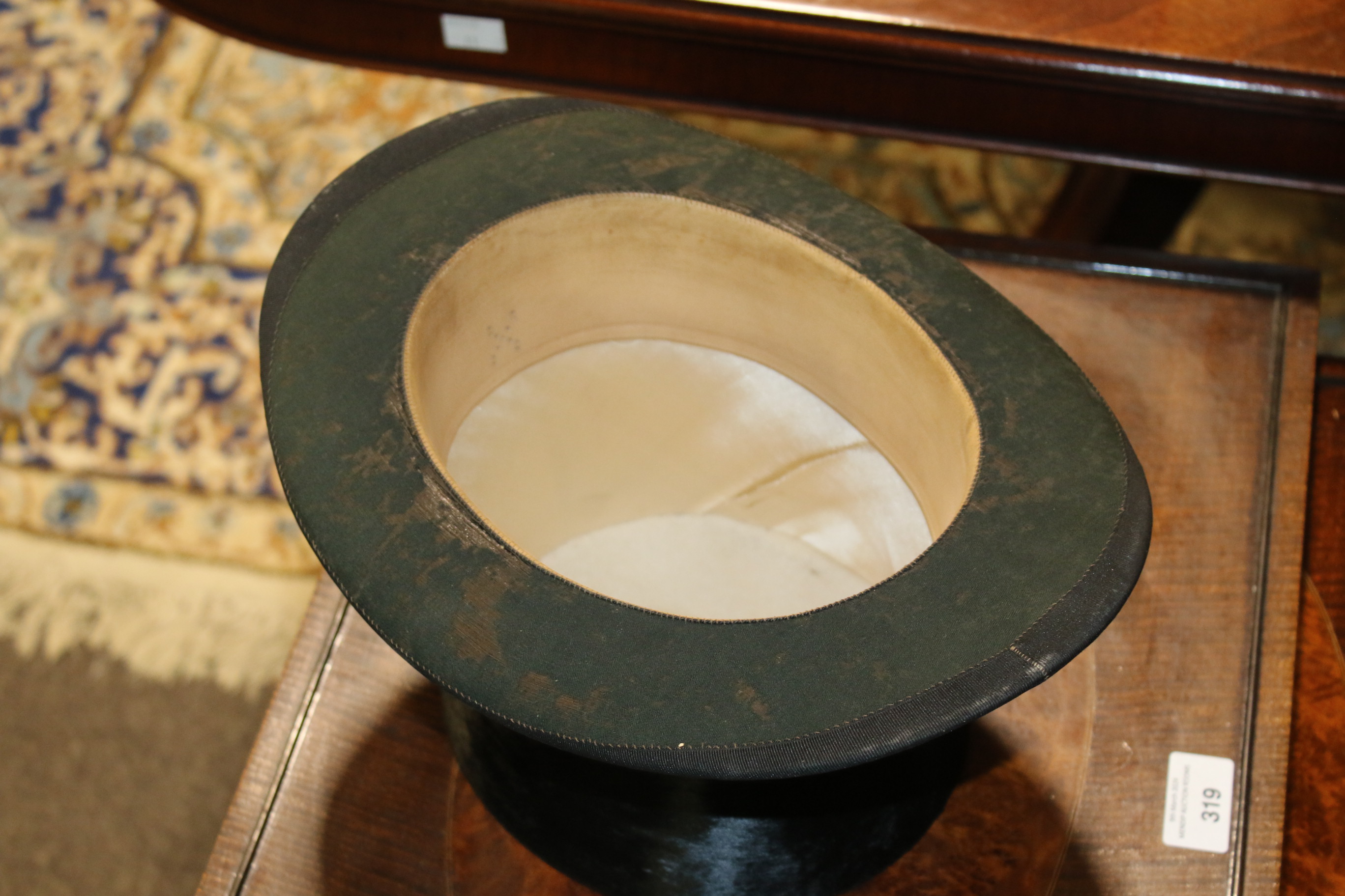 Two brushed silk top hats by Herbert Johnson of London, in a Scotts Ltd hat box. - Image 9 of 18